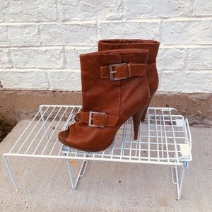 Jessica Simpson peep toe booties